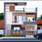 1000sqft land 850sqft build up customized villa 90% loan available