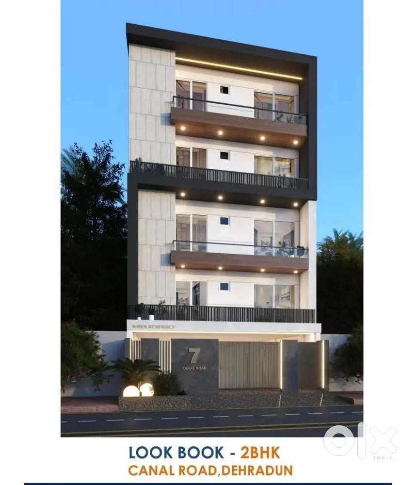 2 bhk flat canal road near Shivalik appartment