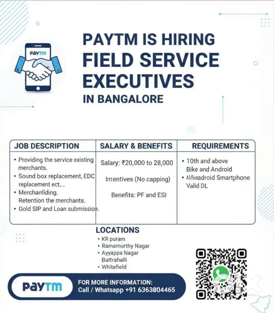 Paytm field service executive