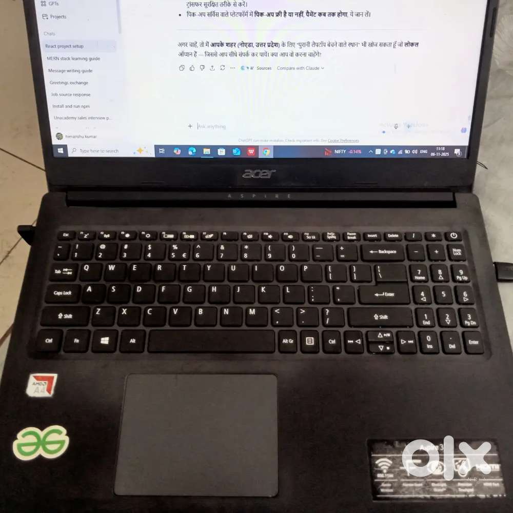 Selling laptop