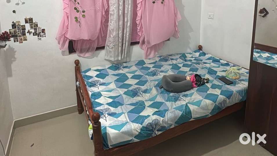 double cot bed with mattress