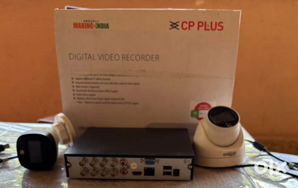 CPPLUS DVR with 500gb disk and 2 Camera