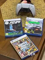 3 Play Station Game CD with joystick