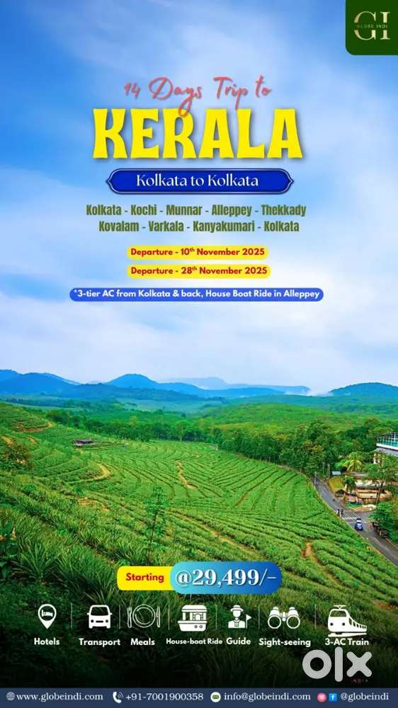 Magical kerala group tour
