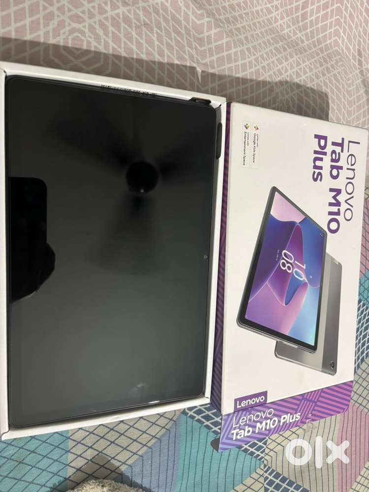 Lenovo Tab M10 plus with cover.