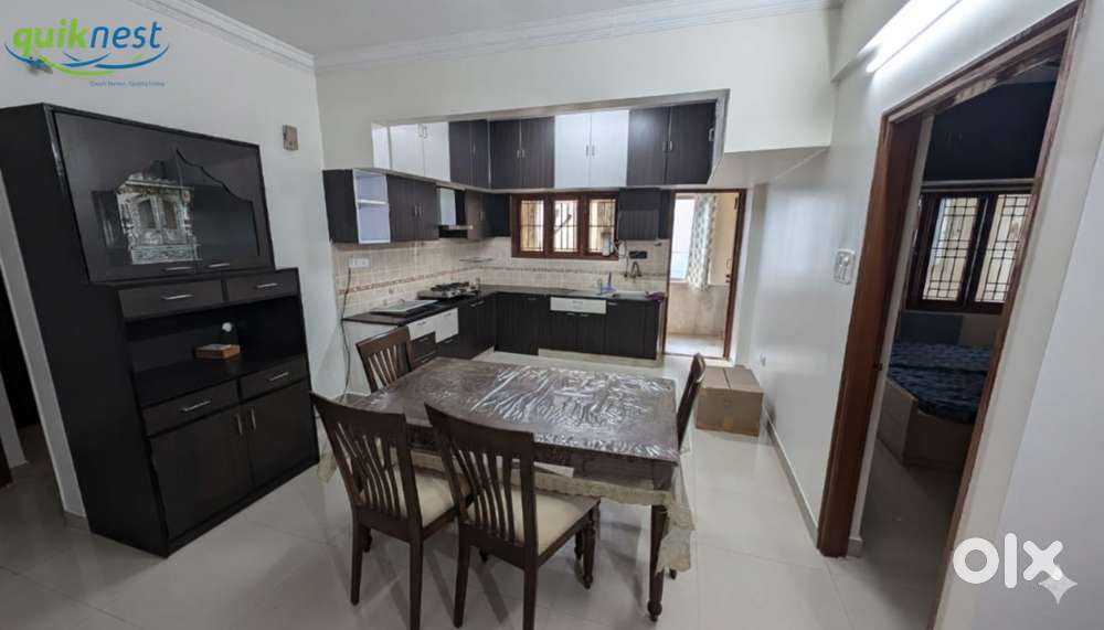 3 BHK Semi-Furnished Apartment for Lease in HSR Layout 1st Sector
