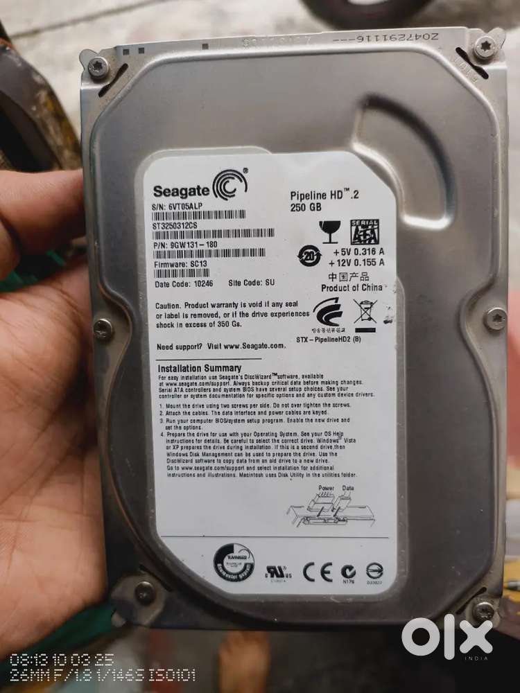 Seagate hard disk