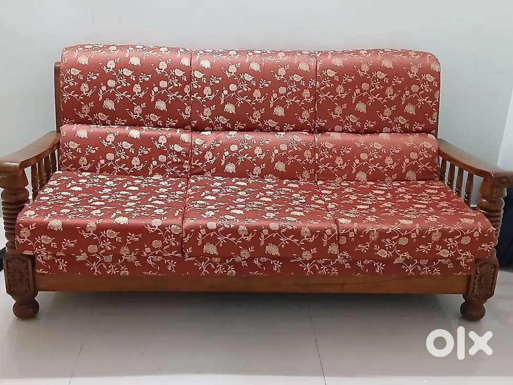 sofa set 3 + 2 , double beds, fridge