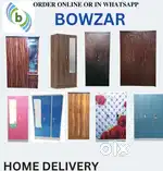 Bowzar Brand New Steel Wooden Almirah Wardrobe Wholesale Rate COD EMI
