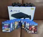 Ps4 slim console unboxed with all accessories