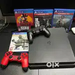 Ps4 Slim with 5 games