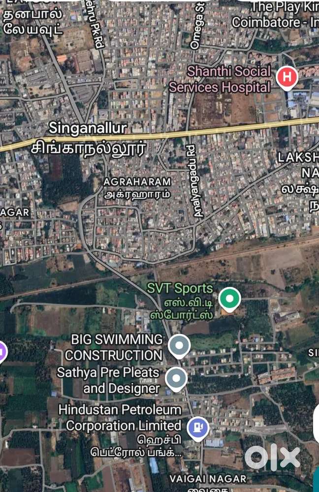 Site for sale in singanallur