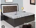 Today bigger sale buy new double bed with box -5990/-