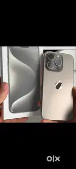 NATURAL TITANIUM IPHONE 15 PRO MAX 256 GB 85% BATTERY REFURBISH PEACE