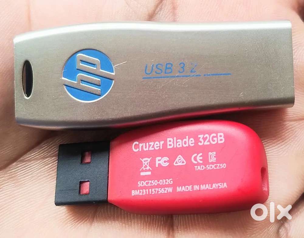 hp and SanDisk pendrive