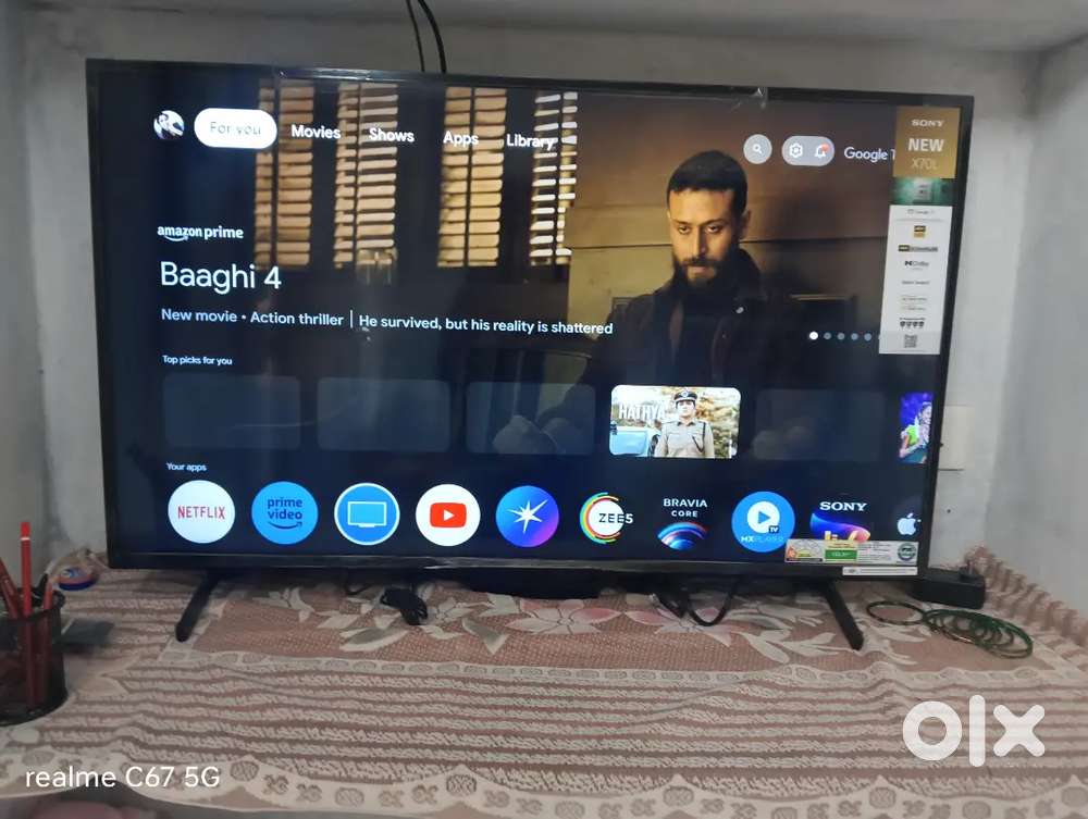 Sony Bravia smart TV, 43inches