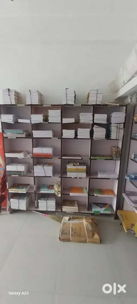 Stationery and counter and racks