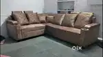 NEW MODEL L SHAPE SOFA SET WITH PILLOWS CUP HOLDER