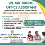 OFFICE ASSISTANT FOR ADHITHYA FINANCE