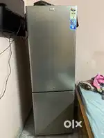 Double Door Haier Refrigerator with 275 Litres Gross Volume.