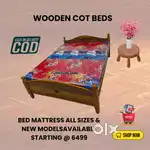 Furniture Zone - Durable Wooden Cot Bed with Relaxing Mattress