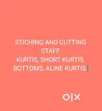Stiching and Cutting Staff