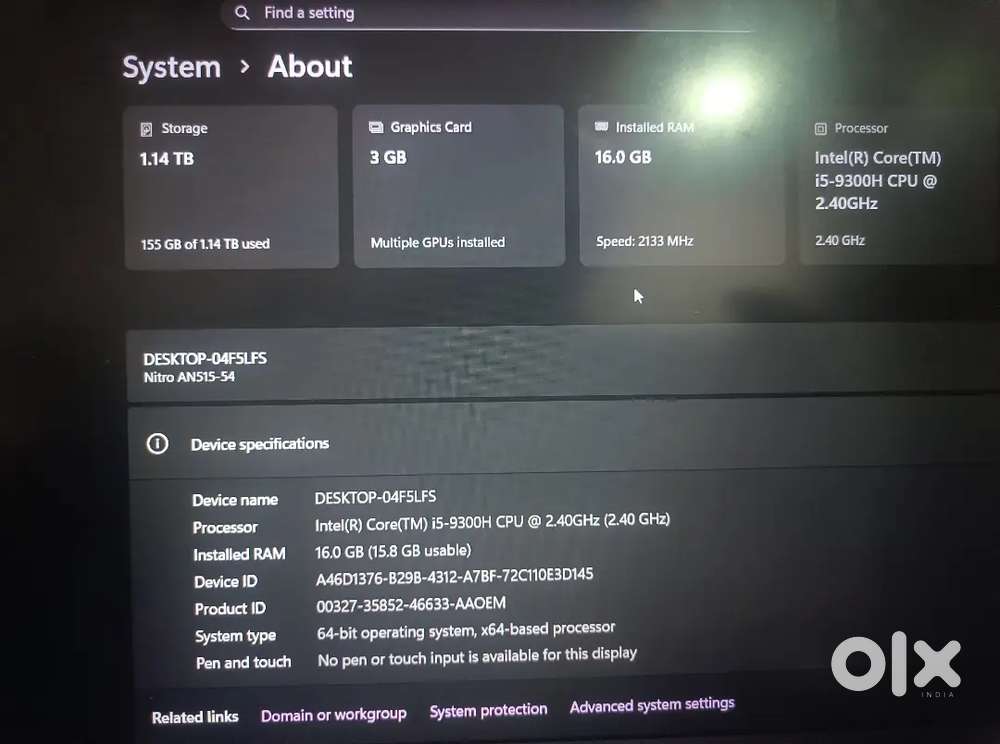Acer laptop