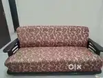 Sofa set with 2 chairs and Diwan