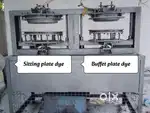 Double dye paper plate machine