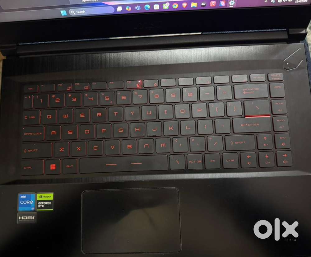 Msi RTX 2050 1.5 yrs old like new gaming laptop