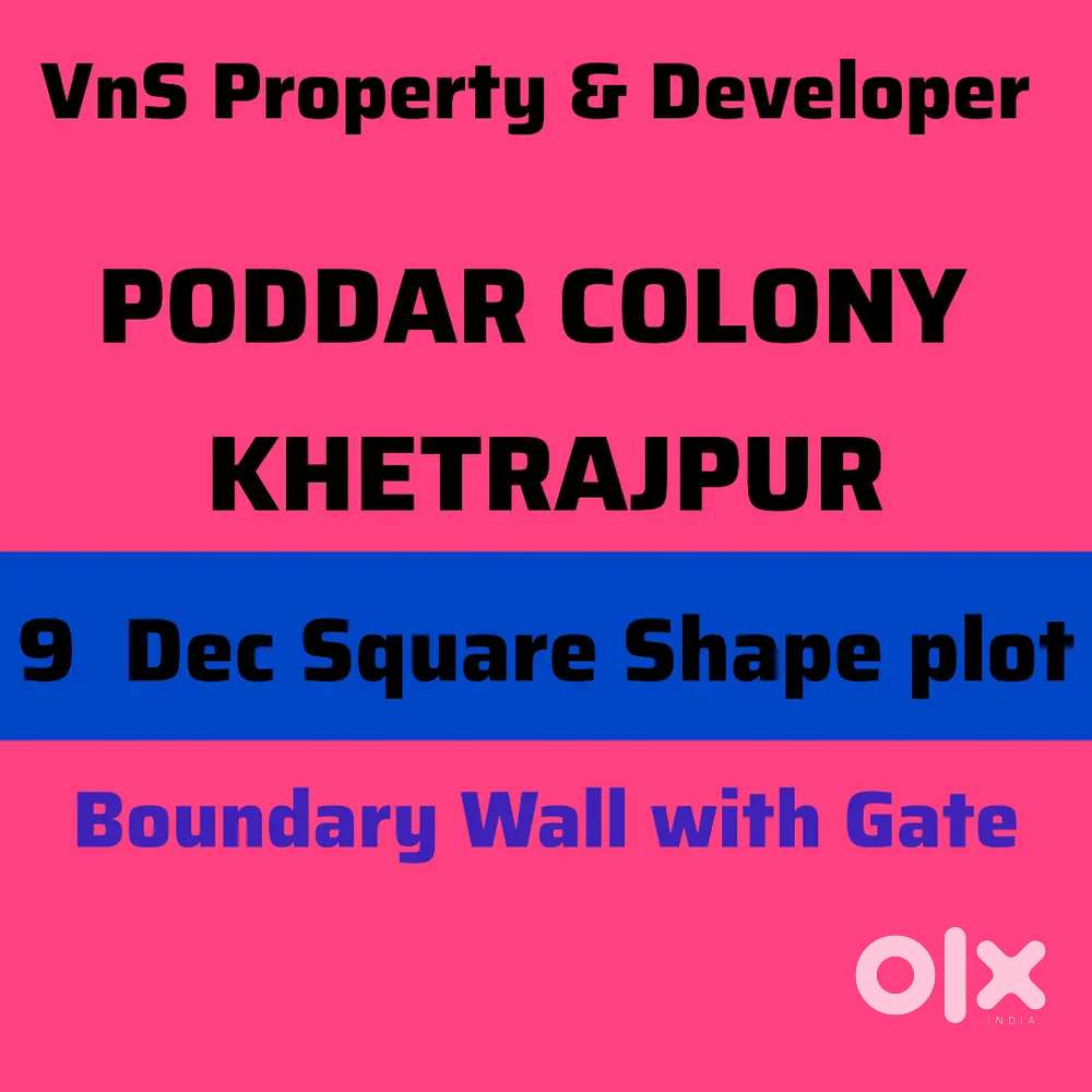 9 dec Gated Gharbari Plot Poddar Colony