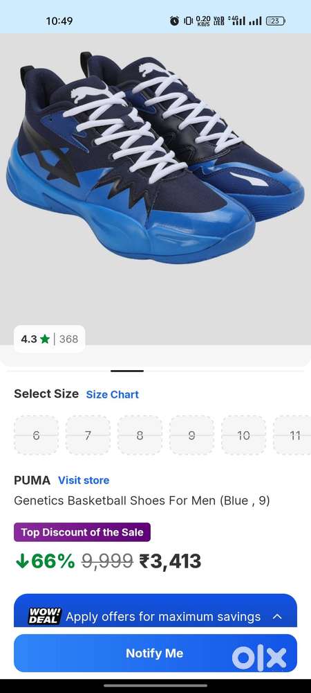 Puma Genetics basketball shoes