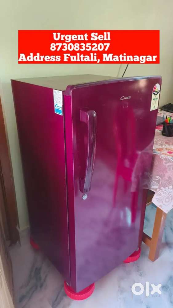 Candy 175L Single Door 2Star Fridge New Condition