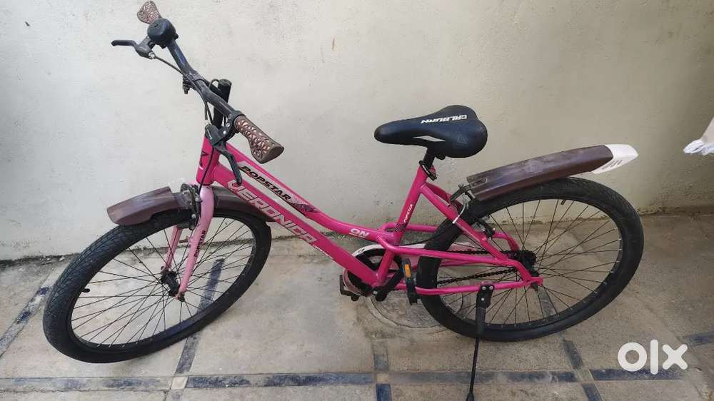 A pink Popstar Veronica bicycle.