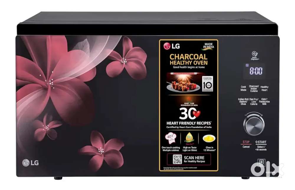LG 32 L Charcoal Convection Microwave Oven (MJEN326PK, Charcoal Heater
