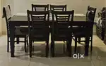 Double Bed with 2 Side Tables & Dining Table with 6 chairs