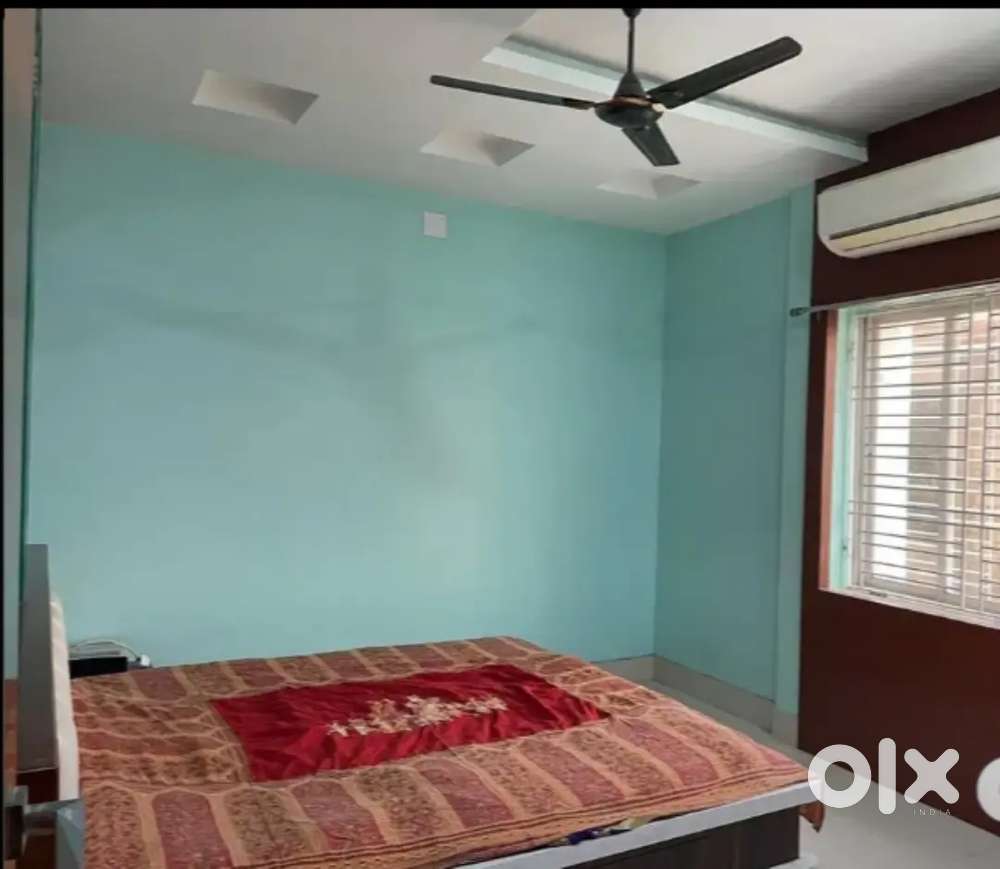 2BHK FURNISHED SPLIT AC DUBBLE BED WASHING MACHINE REFRIGERATOR 2ND FL