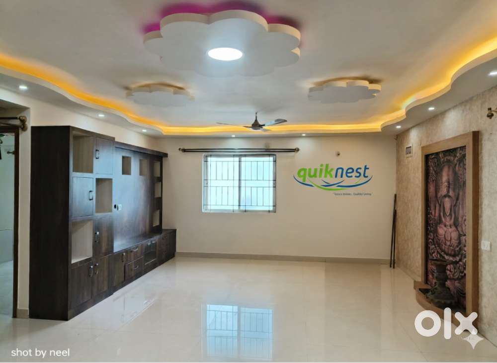 3 BHK Semi-Furnished Apartment for Lease in Kalyan Nagar