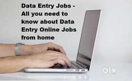 Home based job data entry typing work