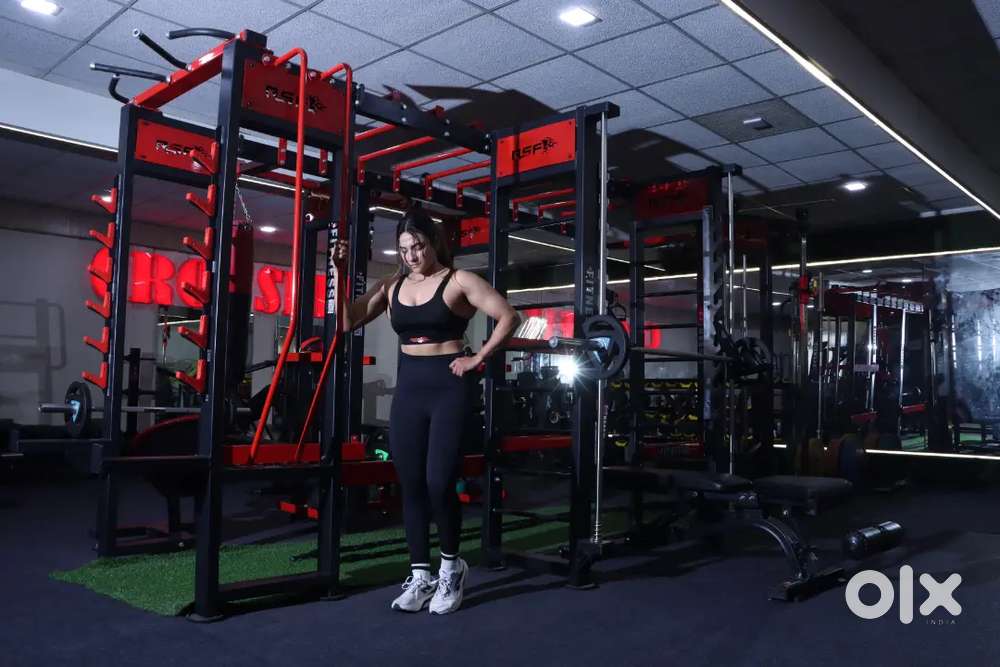 Gym set up. Gym equipment. Imported gym equipment