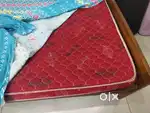 Double bed with mattress