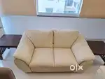 Leather Sofa & Dining Table