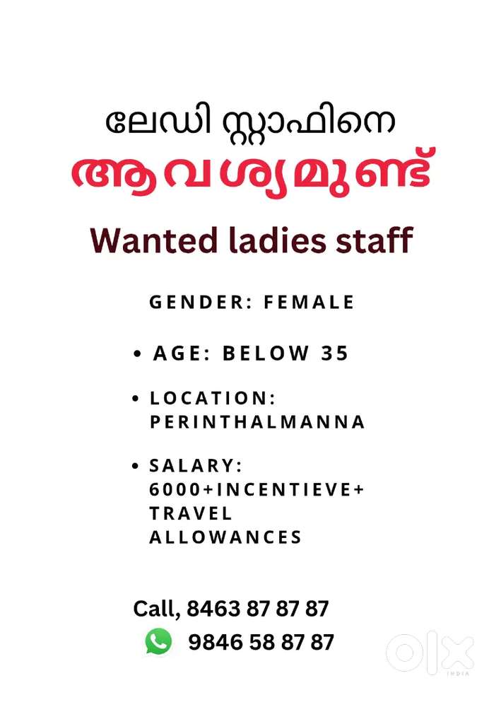 Office staff, Tele caller