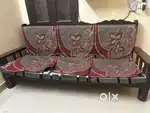 Vintage 5 seater sofa with cover