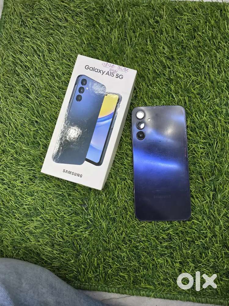 Samsung A15 blue black 8gb 128gb out of wrnty excellent condition fix