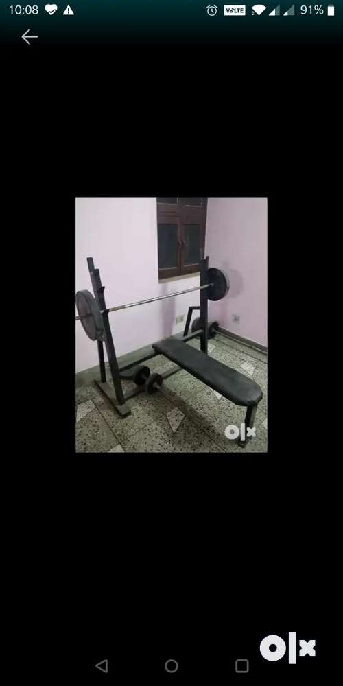 Exercise bench heavy duty solid in just 2500 rs.