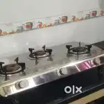 Butterfly 2MM Thick Magnum 3 Burner Stainless Steel Manual Gas Stove