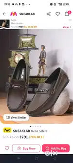 New Brown loafer shoes
