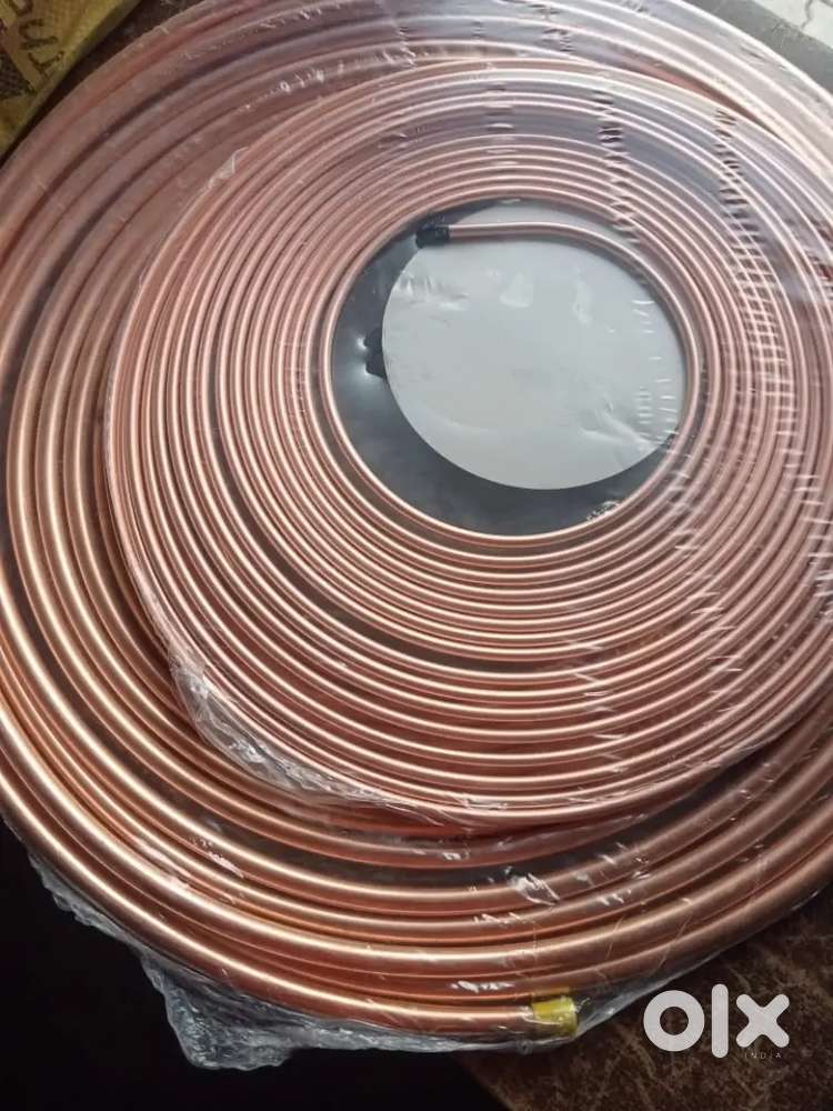 Ac copper pipe 125 Rs per feet in Ludhiana koacher Market