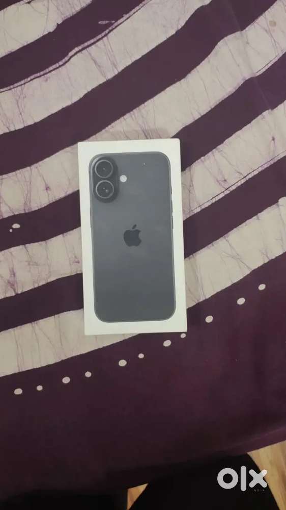 Black seal pack iphone 16 128 gb for sale